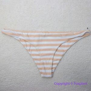 NEW Skin by Same‎ stripe bikini bottom, size XXL